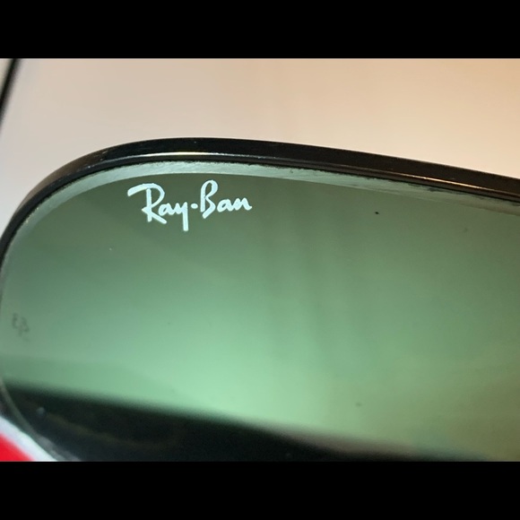 1990 Vintage Iconic Ray-Ban Total Blackout Sunglasses.  Polarized lenses . - Picture 4 of 5